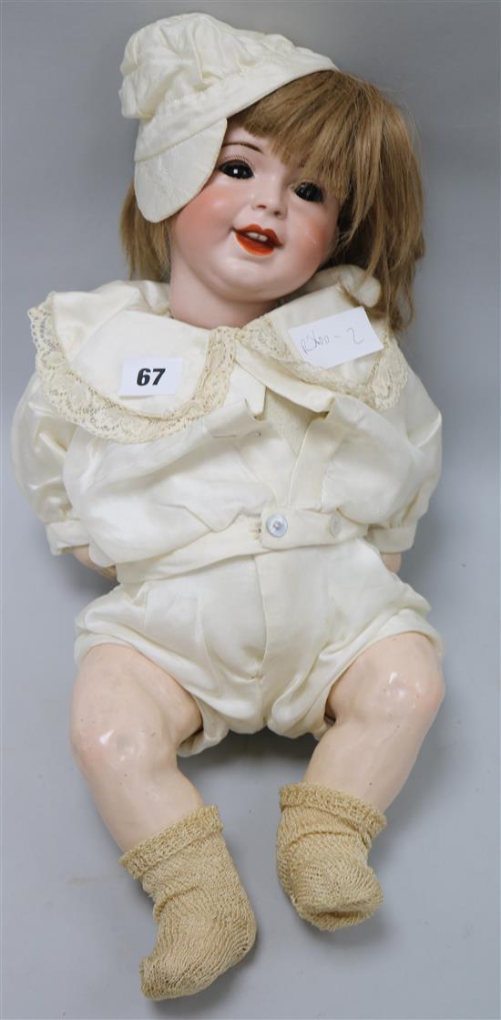 A SFBJ bisque head doll, 236/10